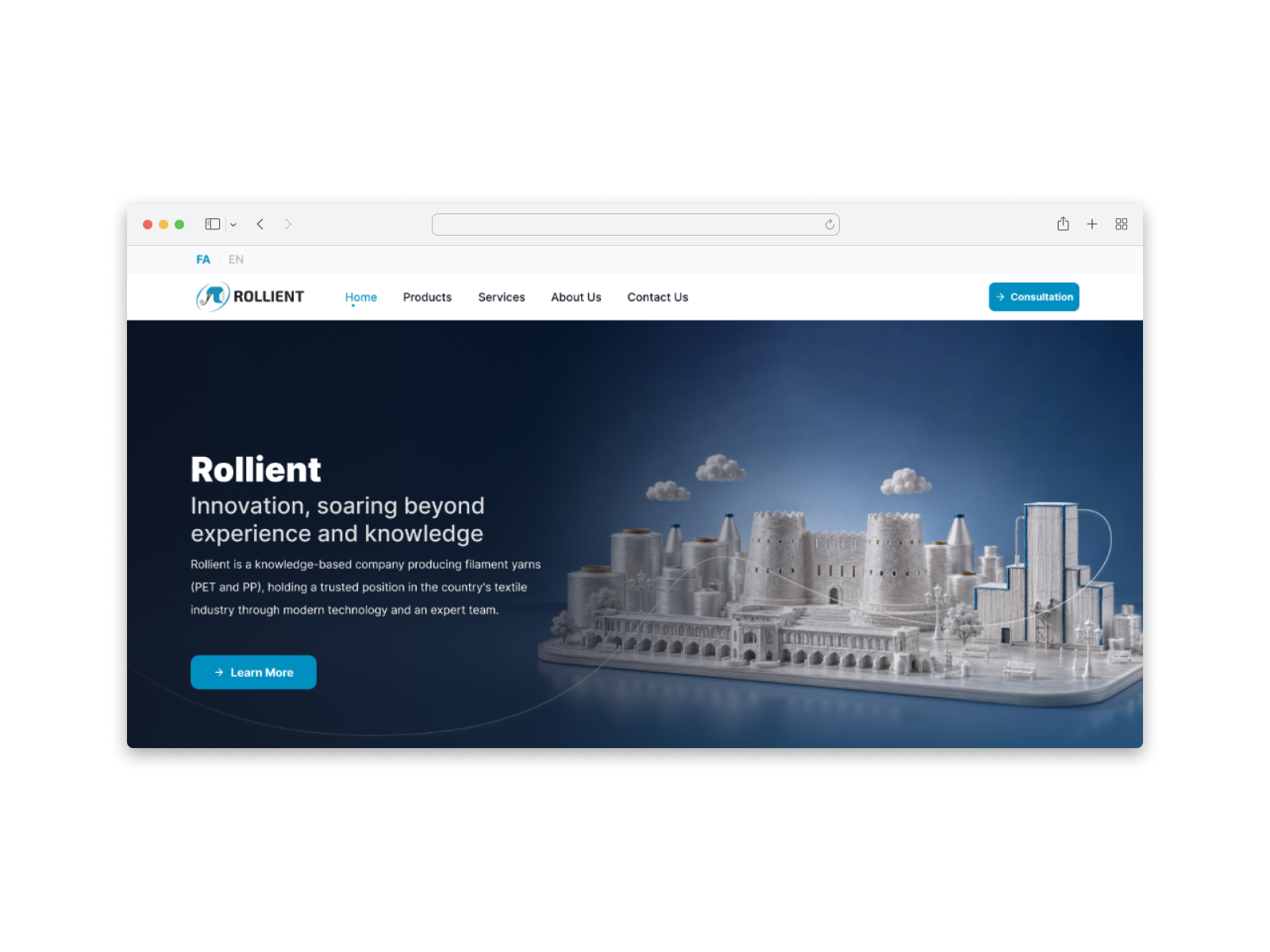 Rolint Website Redesign